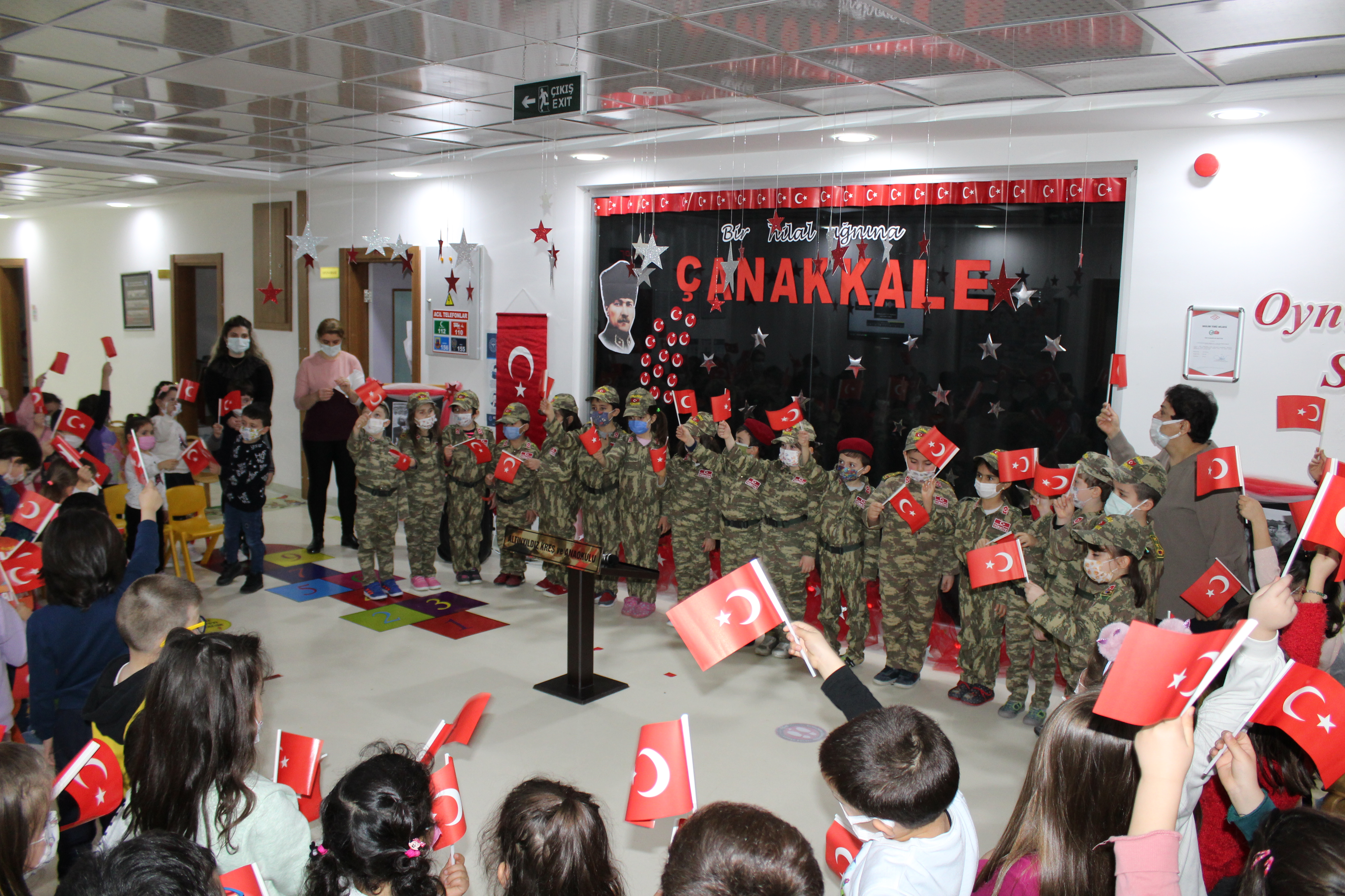 ALTINYILDIZ ANAOKULUNDAN ŞEHİTLERİMİZE SELAM!  