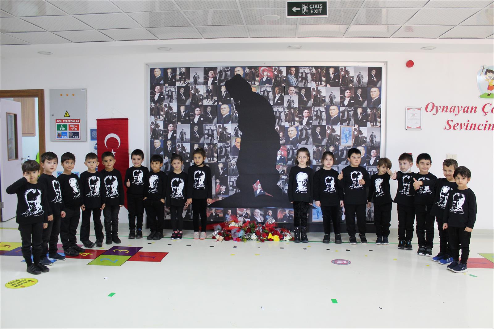 ALTINYILDIZ KREŞ VE ANAOKULU ÖĞRENCİLERİ 10 KASIM’DA ATAMIZI SEVGİ, MİNNET VE ÖZLEMLE ANDILAR
