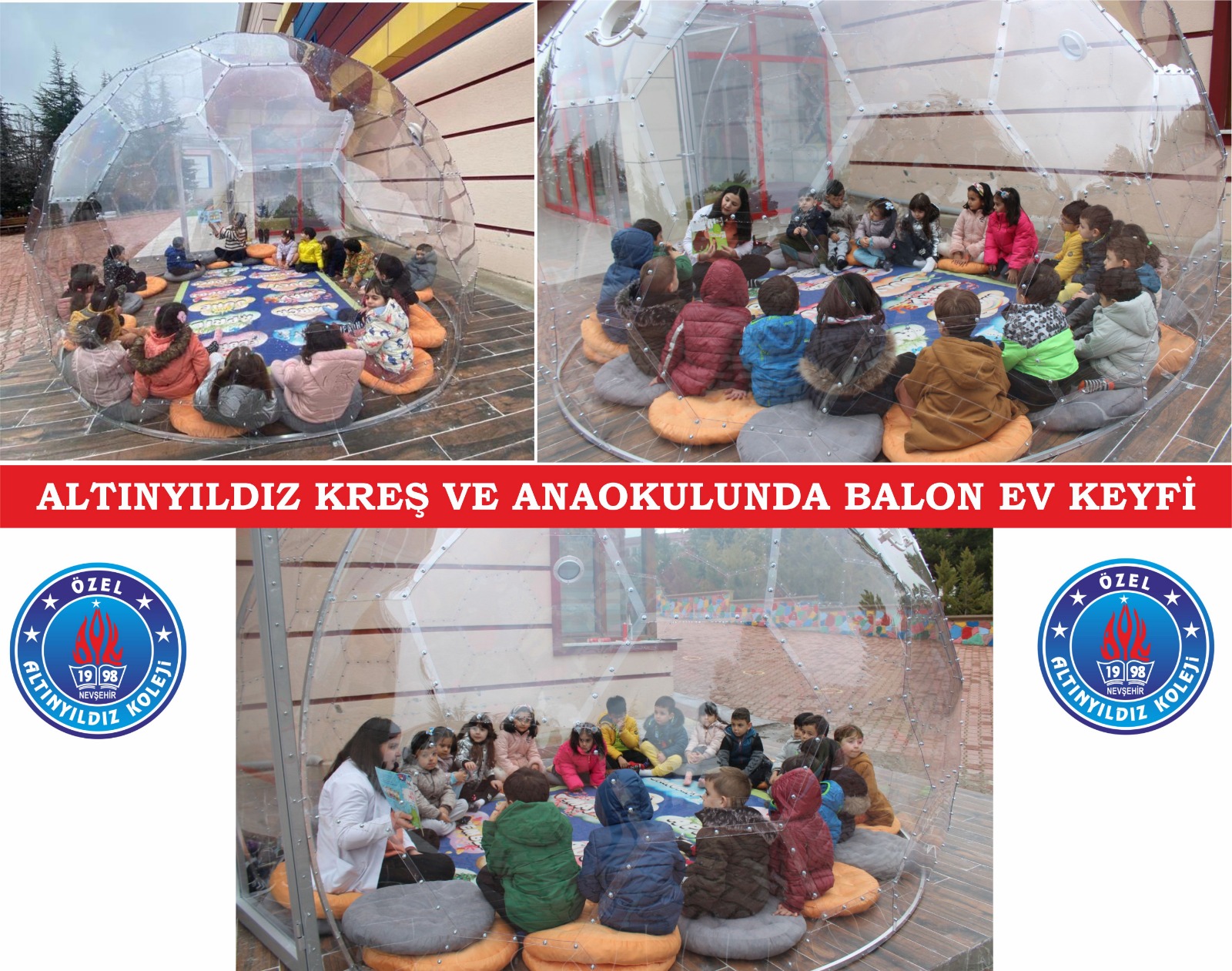 ALTINYILDIZ KREŞ VE ANAOKULUNDA BALON EV KEYFİ