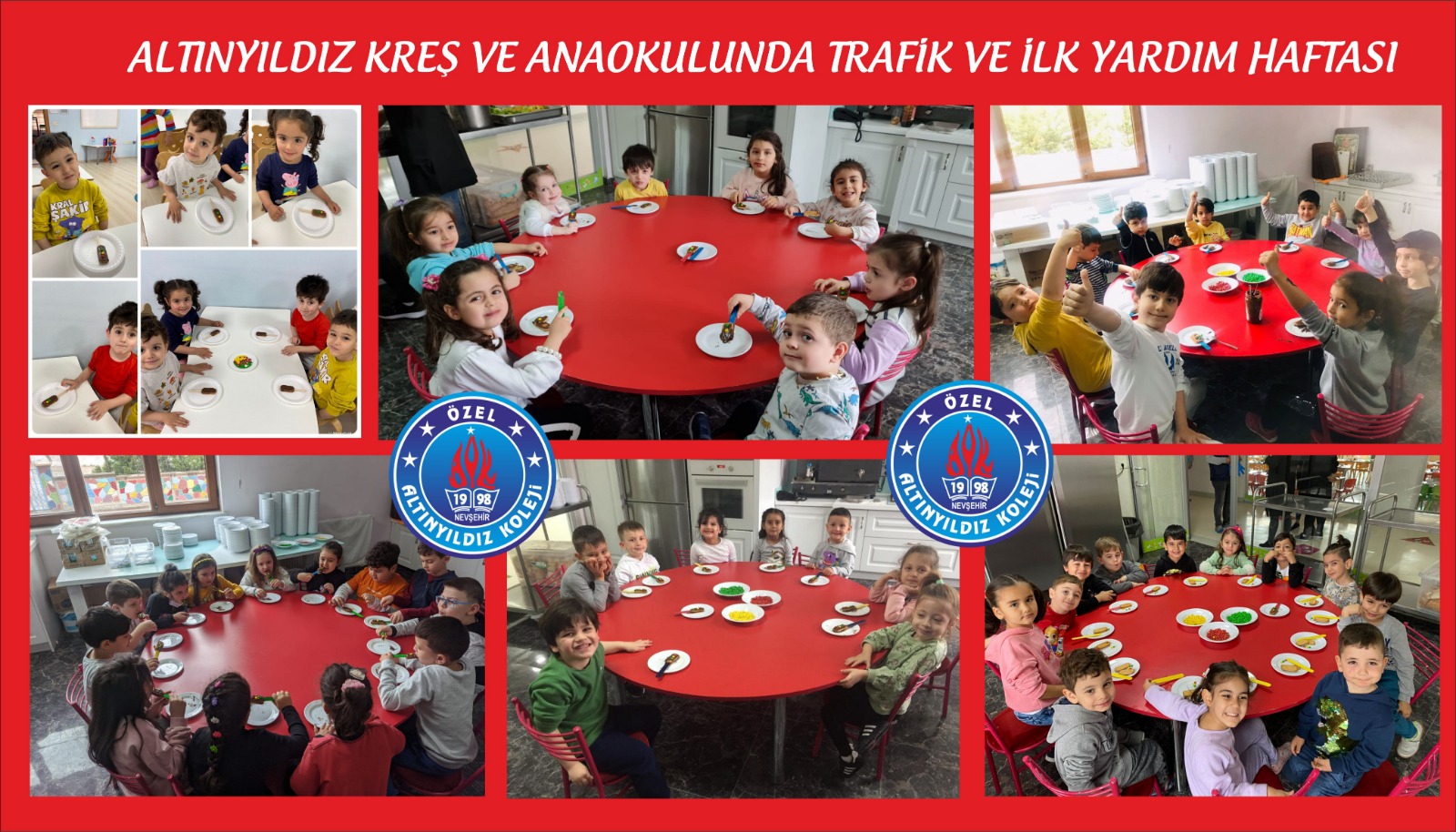 ÖZEL ALTINYILDIZ KREŞ VE ANAOKULUNDA TRAFİK VE İLK YARDIM HAFTASI 