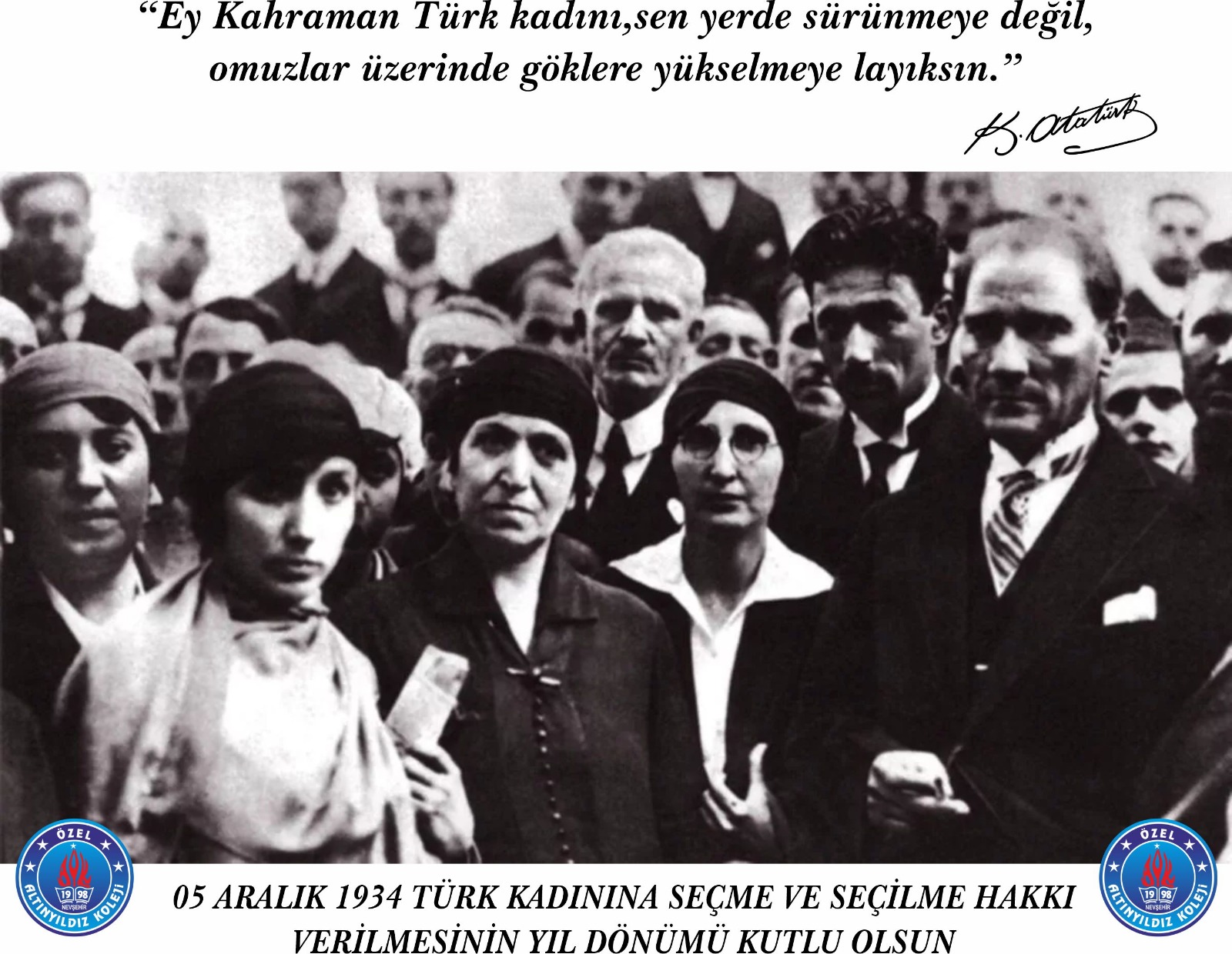 5 ARALIK DÜNYA KADIN HAKLARI GÜNÜ