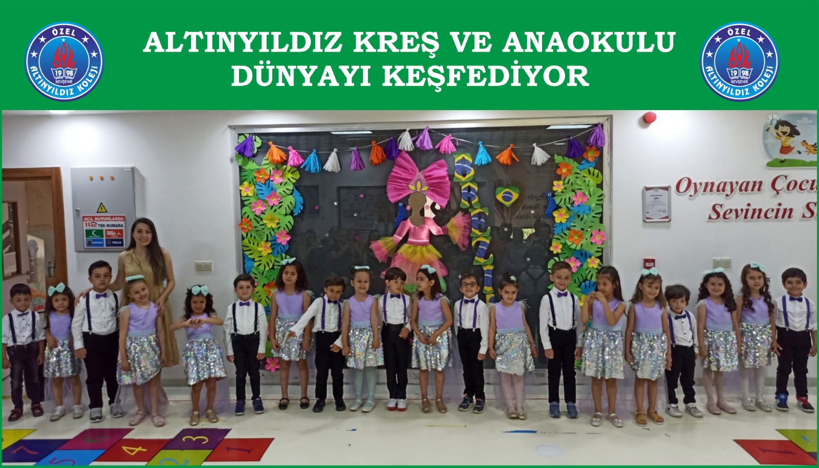 ALTINYILDIZ KREŞ VE ANAOKULU DÜNYAYI KEŞFEDİYOR