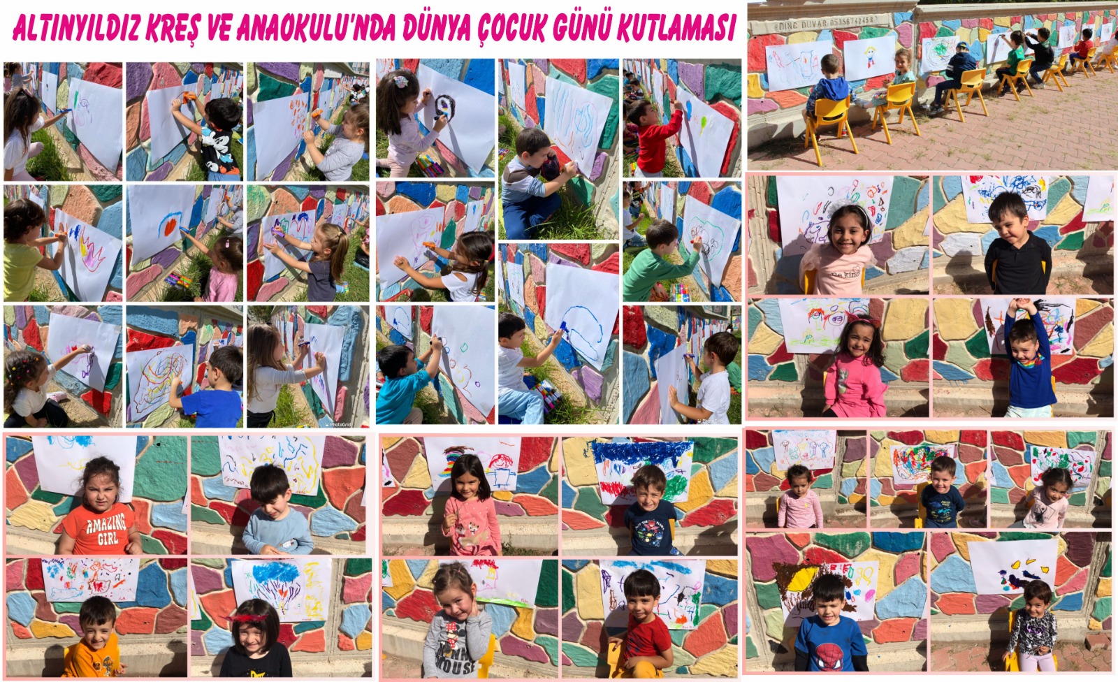 ALTINYILDIZ KREŞ VE ANAOKULU’NDA DÜNYA ÇOCUK GÜNÜ KUTLAMASI