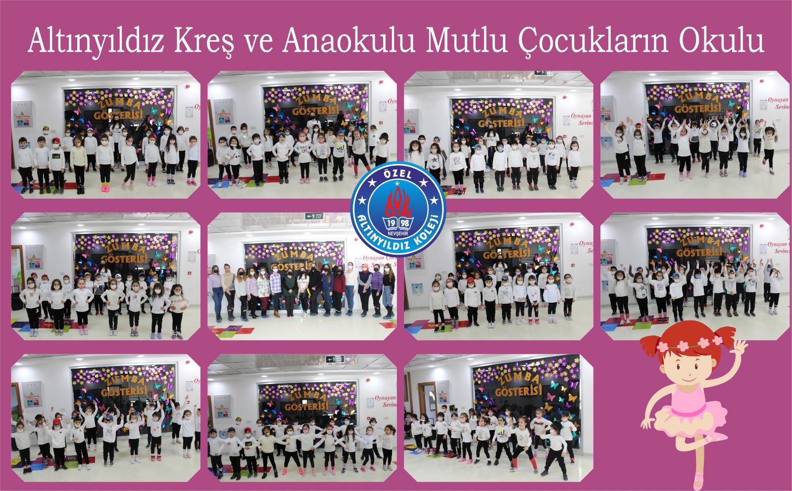 ALTINYILDIZ KREŞ VE ANAOKULU ÖĞRENCİLERİMİZ ZUMBA GÖSTERİSİNİ SUNDU 