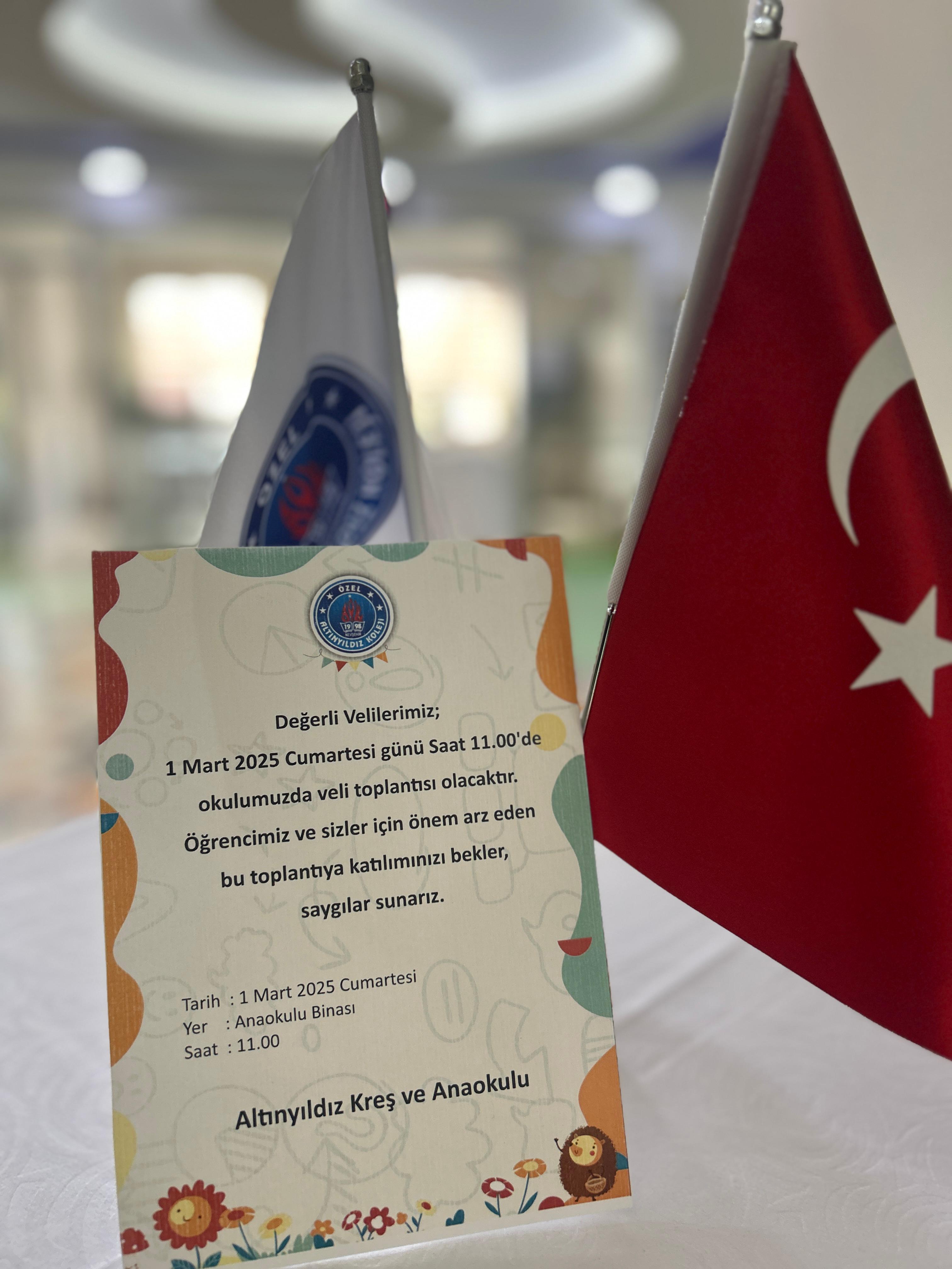 ALTINYILDIZ KREŞ VE ANAOKULUNDA  2.DÖNEM VELİ TOPLANTISI