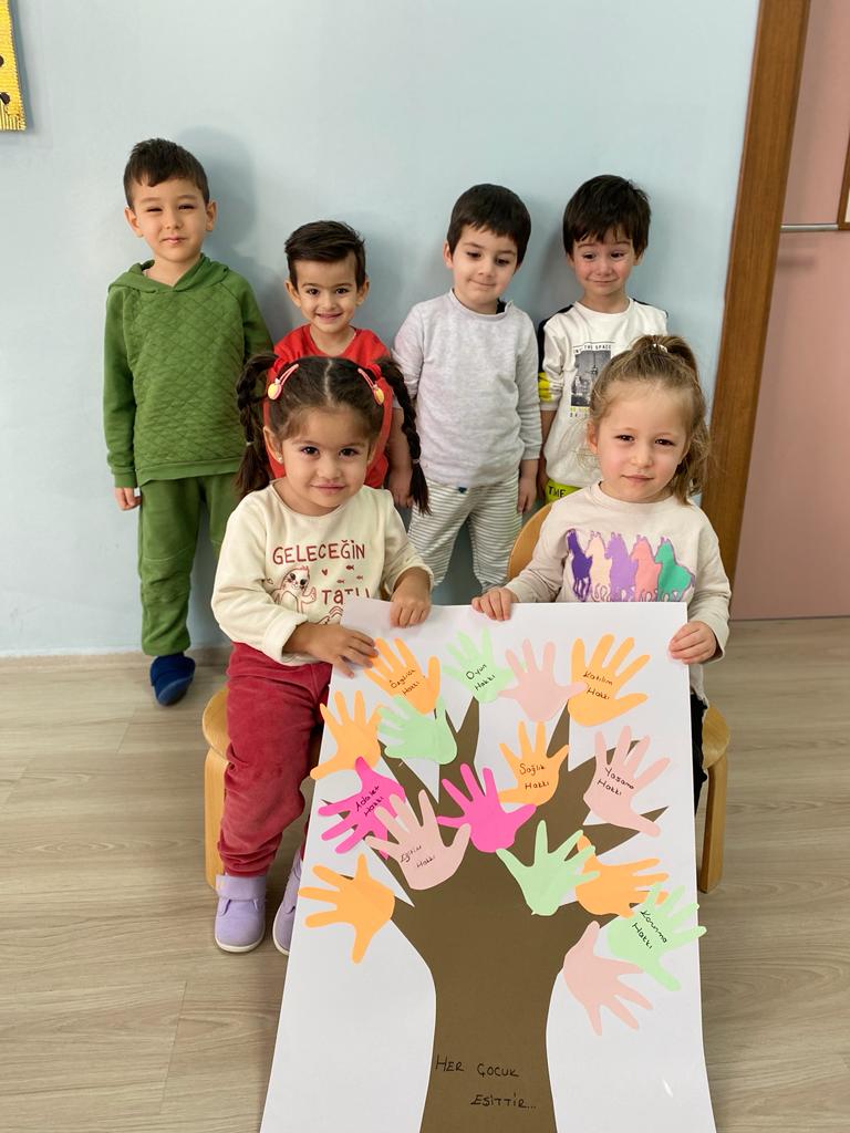 ALTINYILDIZ KREŞ VE ANAOKULUNDA BUGÜN DÜNYA ÇOCUK HAKLARI GÜNÜ KUTLANDI…
