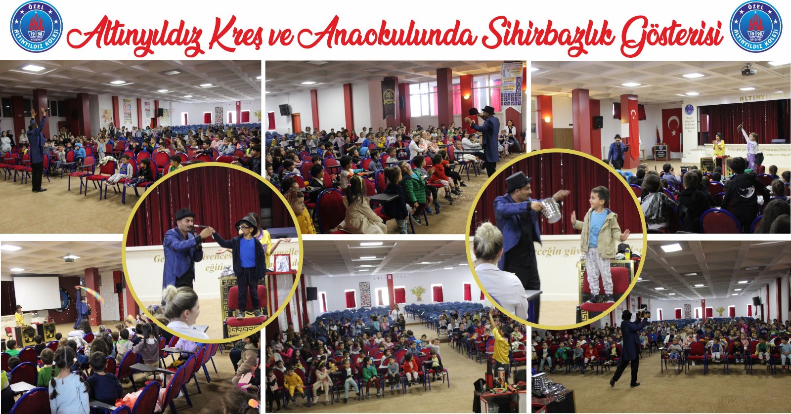 ALTINYILDIZ KREŞ VE ANAOKULUNDA SİHİRBAZLIK GÖSTERİSİ