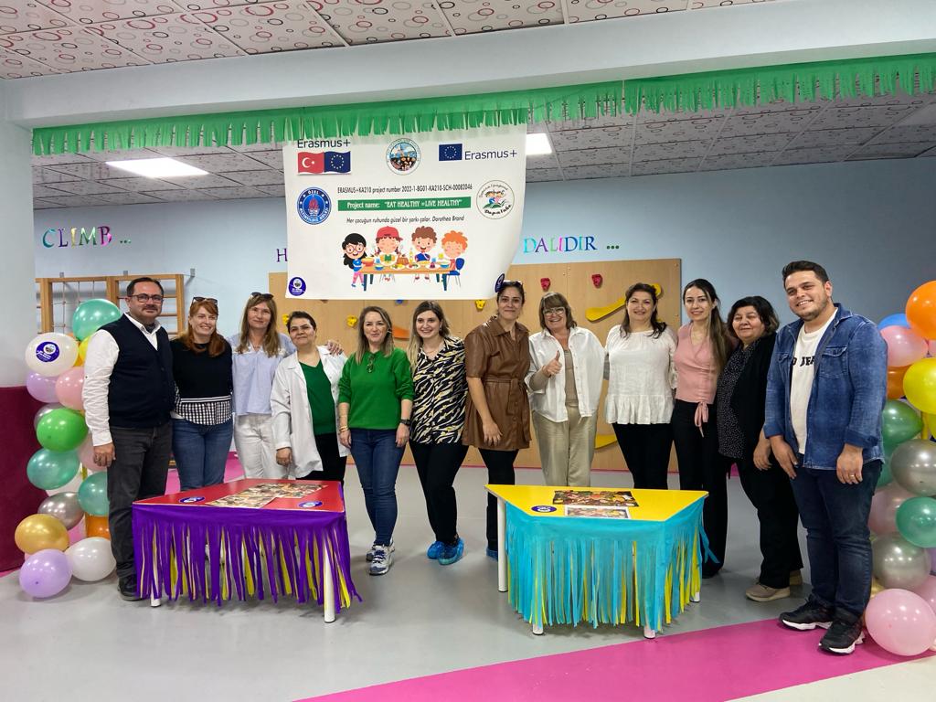 Dore Gabe anaokulu ile birlikte yürüttügümüz projeyle “Sağlıklı Beslen Sağlıklı Yaşa” dedik.