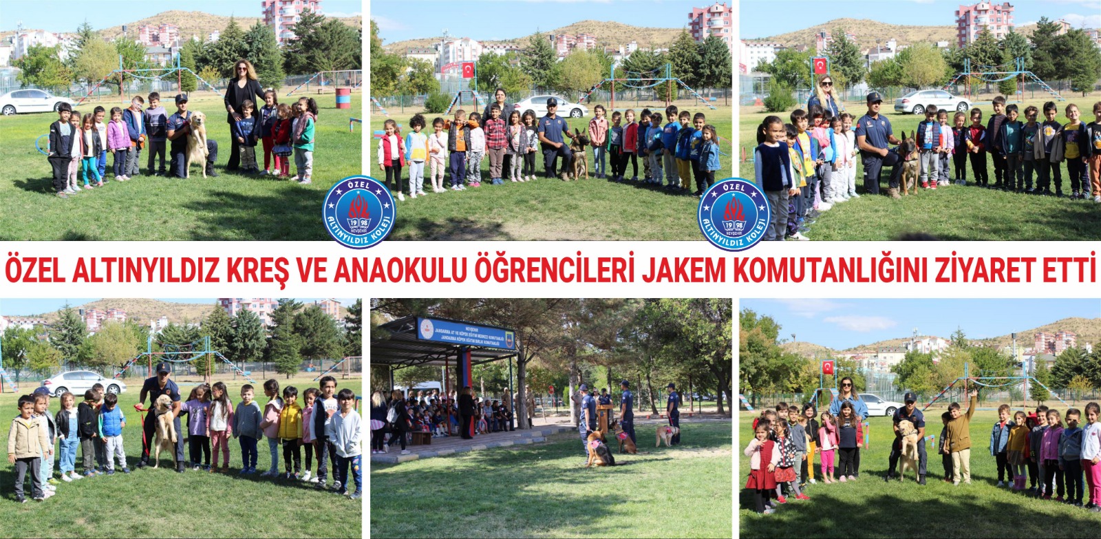 ÖZEL ALTINYILDIZ KREŞ VE ANAOKULU ÖĞRENCİLERİ JAKEM KOMUTANLIĞINI ZİYARET ETTİ