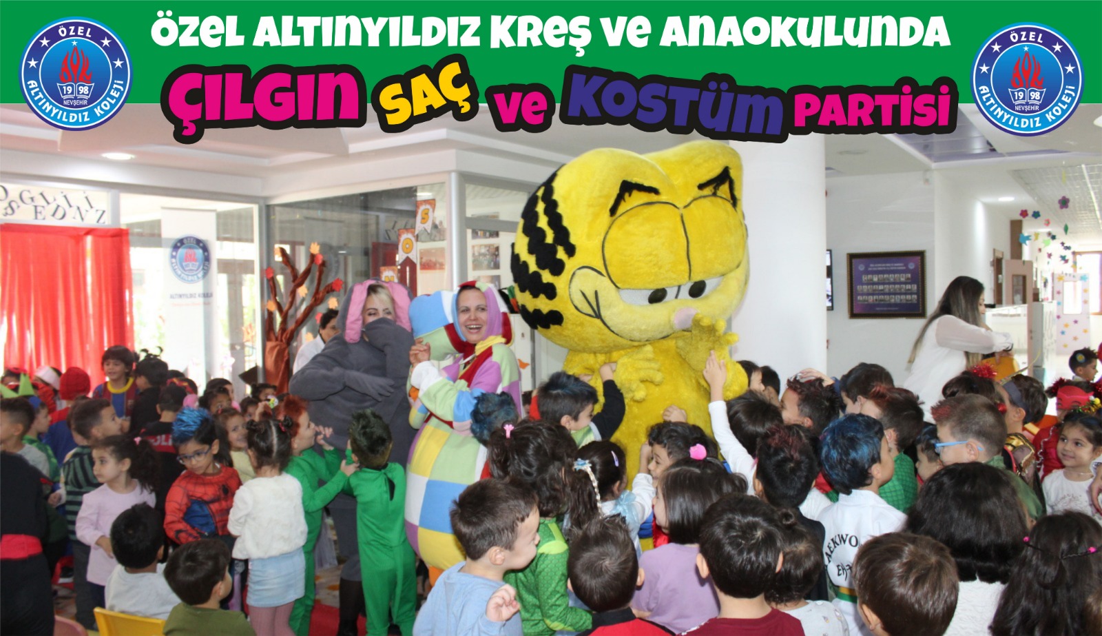 ÖZEL ALTINYILDIZ KREŞ VE ANAOKULUNDA ''ÇILGIN SAÇ VE KOSTÜM PARTİSİ''
