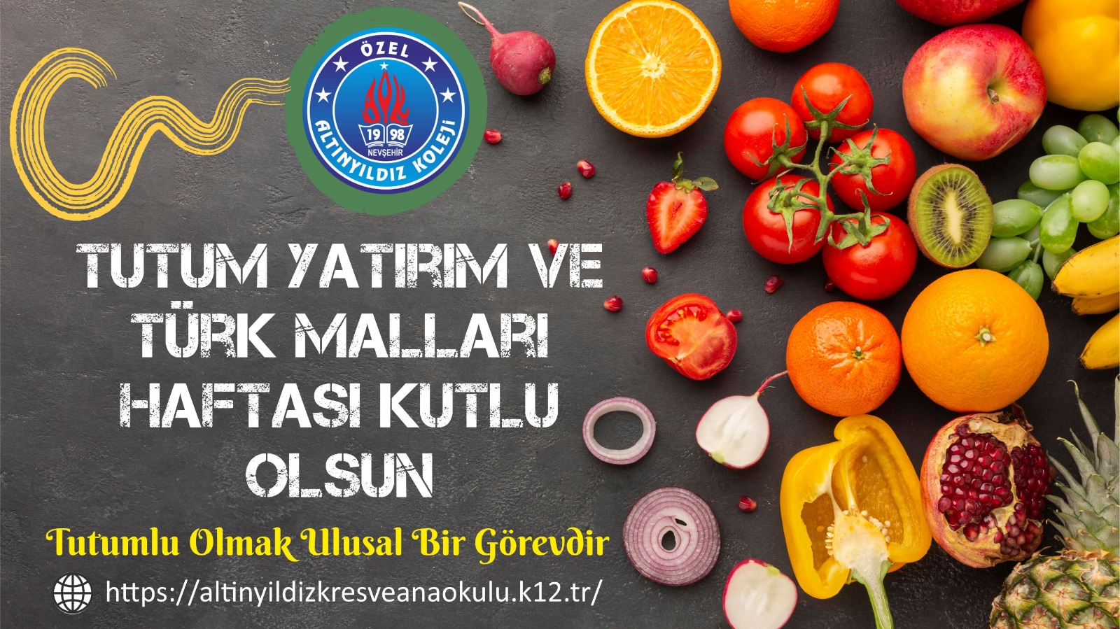 TUTUM VE YATIRIM TÜRK MALLARI HAFTASI KUTLU OLSUN