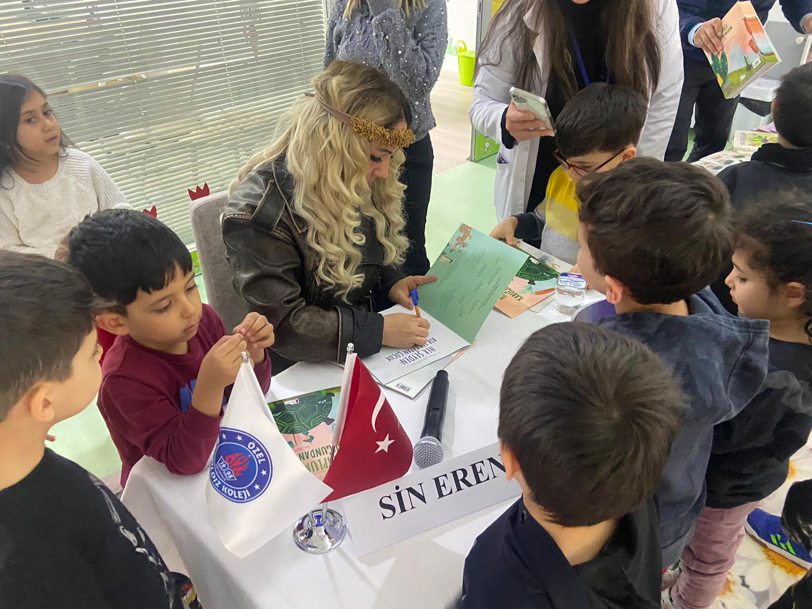 YAZAR SİN EREN ALTINYILDIZLI MİNİKLERLE BULUŞTU…